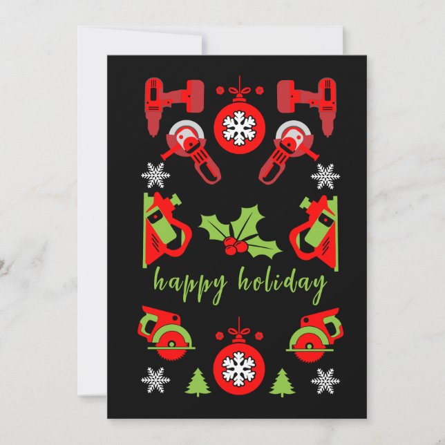 Julgåvor för hemförbättring julkort (Framsida)