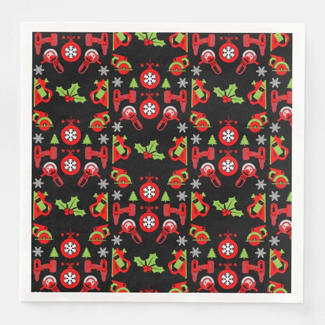 Julgåvor för hemförbättring pappersservett (Framsida)