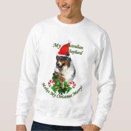 Julgåvor från australian shepherd sweatshirt