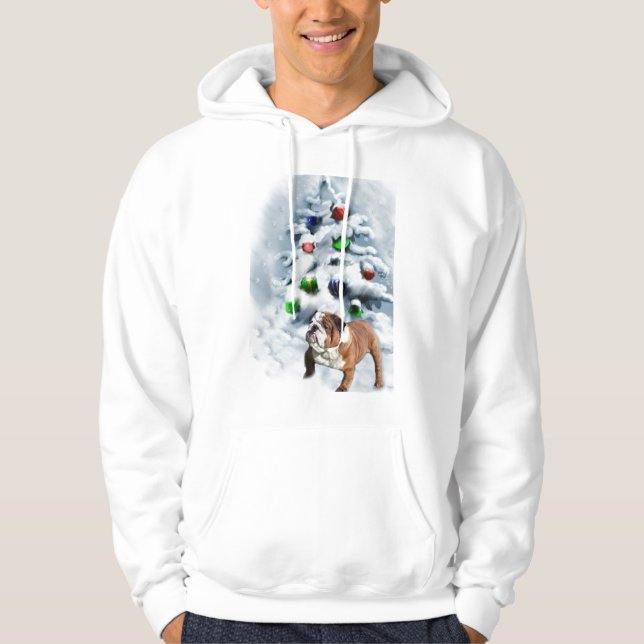 Julgåvor från Engelska Bulldog Sweatshirt (Framsida)