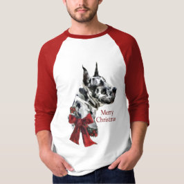 Julgåvor från Harlequin Great dane Tee Shirt