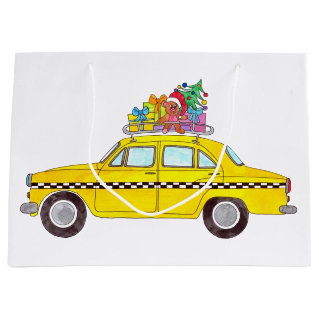 Julgåvor från New York Gult Cab Taxi (Framsidan)