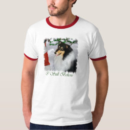 Julgåvor från Tri-Färg Rough Collie T Shirt