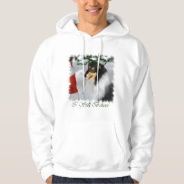 Julgåvor från Tri-Färg Rough Collie Tröja Med Luva