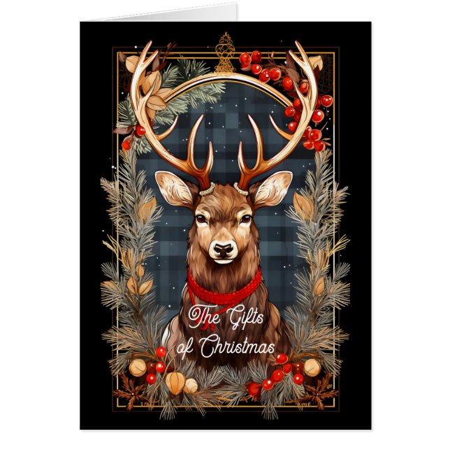 Julgåvor Hälsningskort (Framsidan)