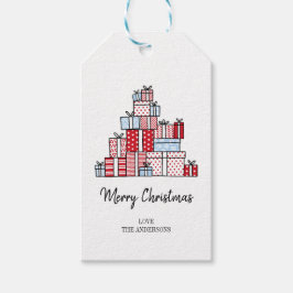 Julgåvor Helgdag Gift-Märkre Presentetikett