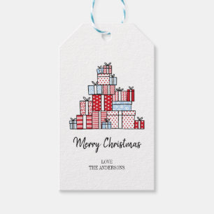 Julgåvor Helgdag Gift-Märkre Presentetikett