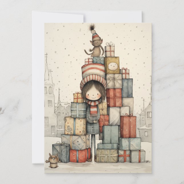 Julgåvor Julkort (Framsida)