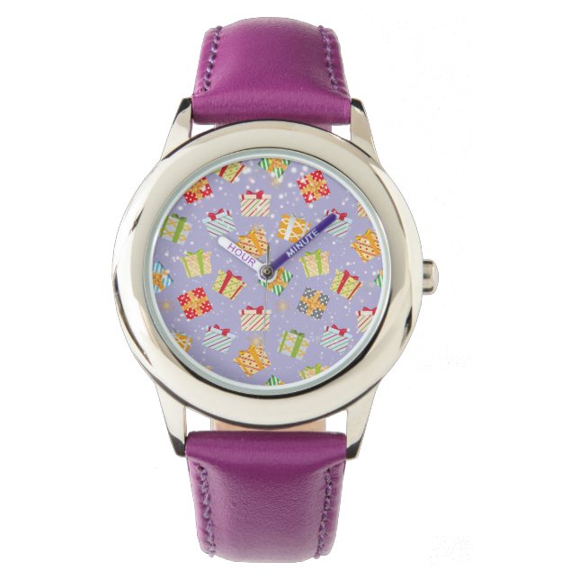 Julgåvor mönster armbandsur (Framsida)