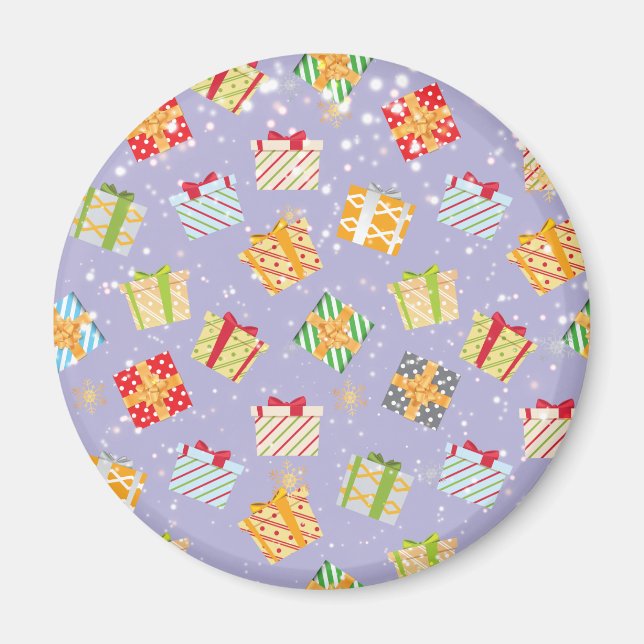 Julgåvor mönster magnet (Framsidan)