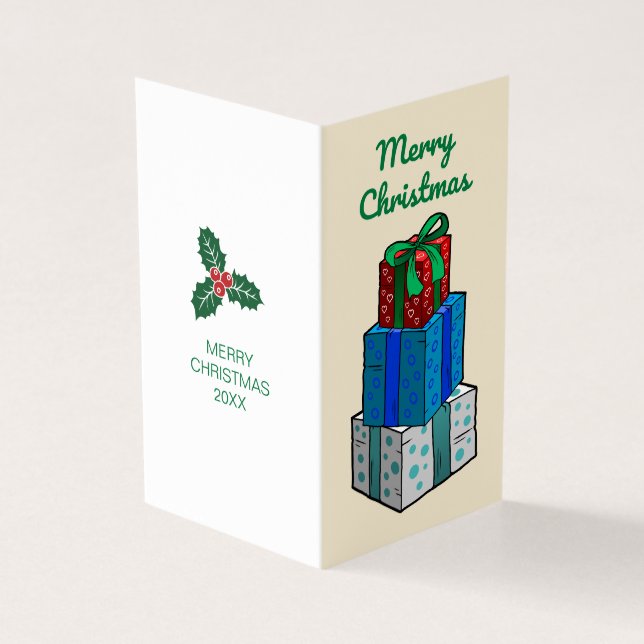Julgåvor och Presenter Kort (Utsida)