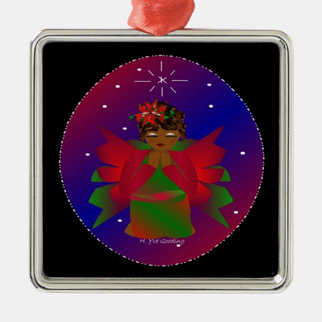 Julgel Baby Värld runt i svart IV Julgransprydnad Metall (Framsidan)