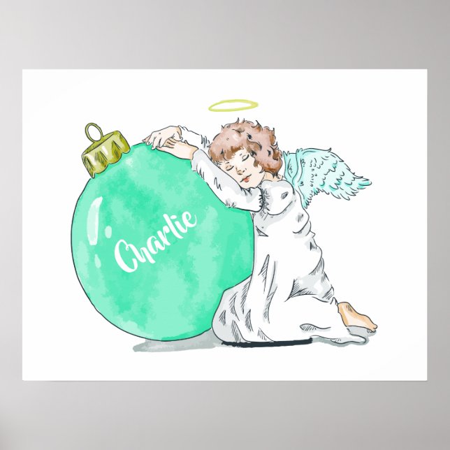 Julgel-eget namn poster (Framsidan)