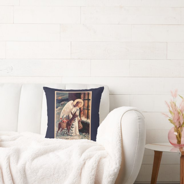 Julgel med Hjort Pillow Kudde (Soffa)