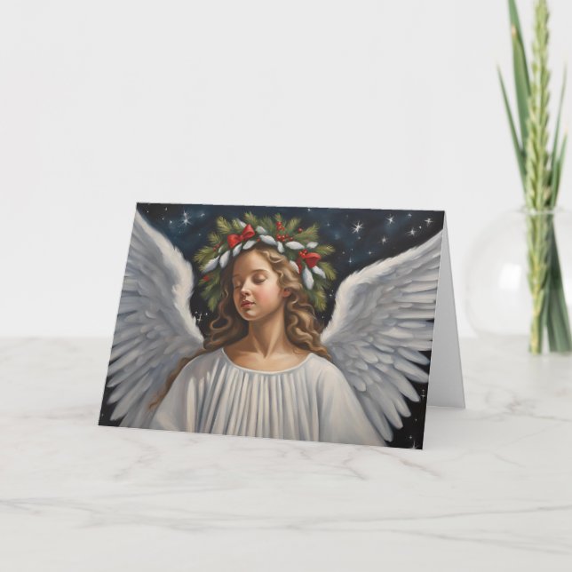 Julgel med vackert andetag kort (Framsida)