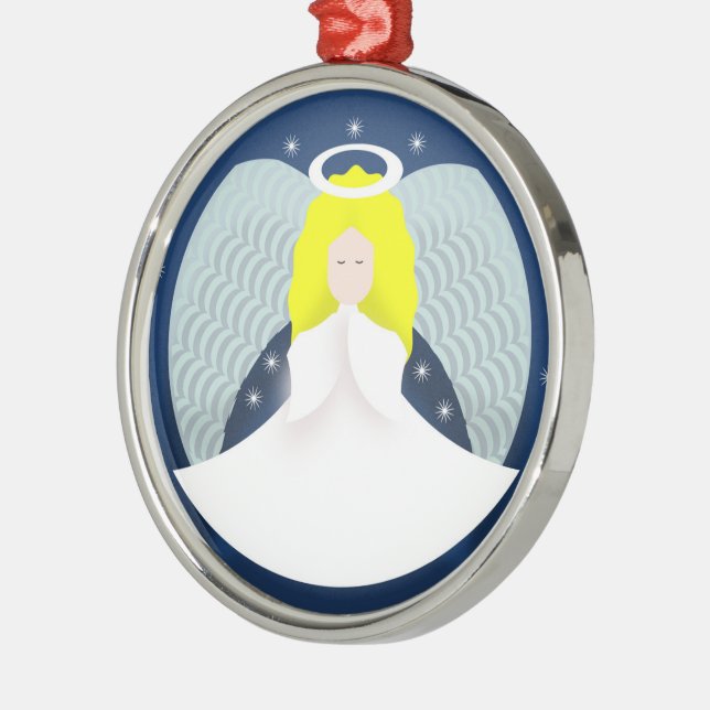 Julgel med Vingar Julgransprydnad Metall (Vänster)