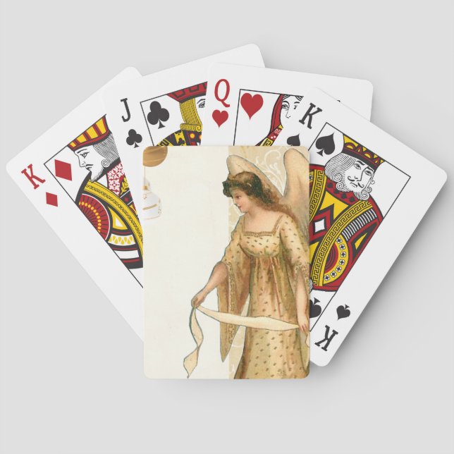 Julgel och prydnadsföremål casinokort (Baksidan)
