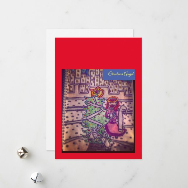 Julgelanteckningskort BY: Katie Yonker Julkort (Fram/Back In Situ)