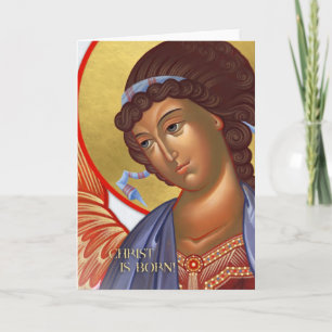 Julgelkort med nyskapande scen inuti helgkort