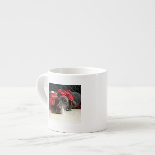 Julgerman, kortfristig pekare espressomugg (Framsida vänster)