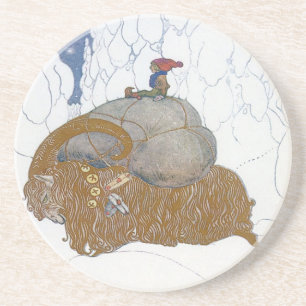 Julgeten av John Bauer Underlägg Sandsten