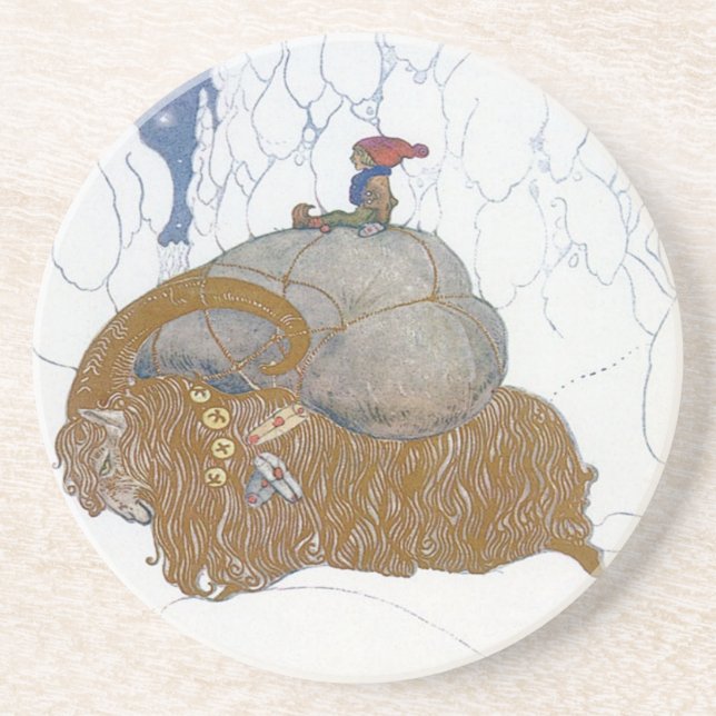 Julgeten av John Bauer Underlägg Sandsten (Framsidan)