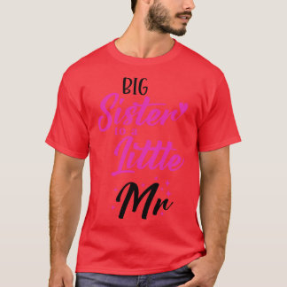 Julgift Big Sister till en liten skam T Shirt