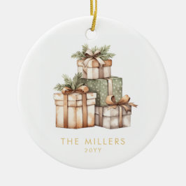 Julgift Exchange White Elephant Julgransprydnad Keramik