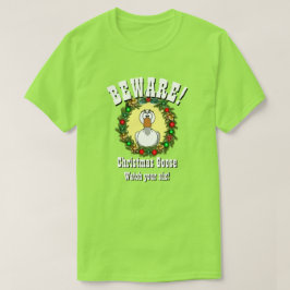 Julgift-Noveltyn CHRISTMAS GOOSE T-Shi T Shirt