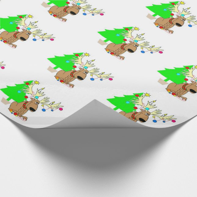 Julgift-omslag/renar Presentpapper (Hörn)