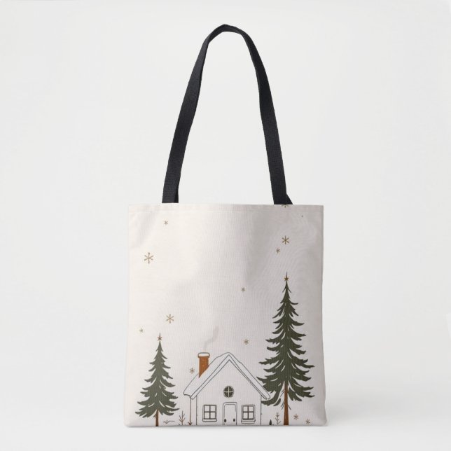 Julgift Tote Bag Tygkasse (Framsida)
