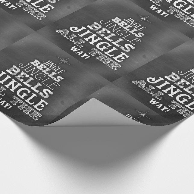 Julgift Wrap/Jingle Klockor Presentpapper (Hörn)