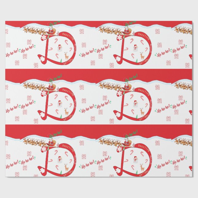 Julgift Wrappers Presentpapper (Platt)