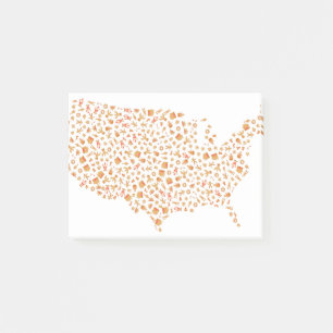 Julgingerbröd Amerika Post-it Block