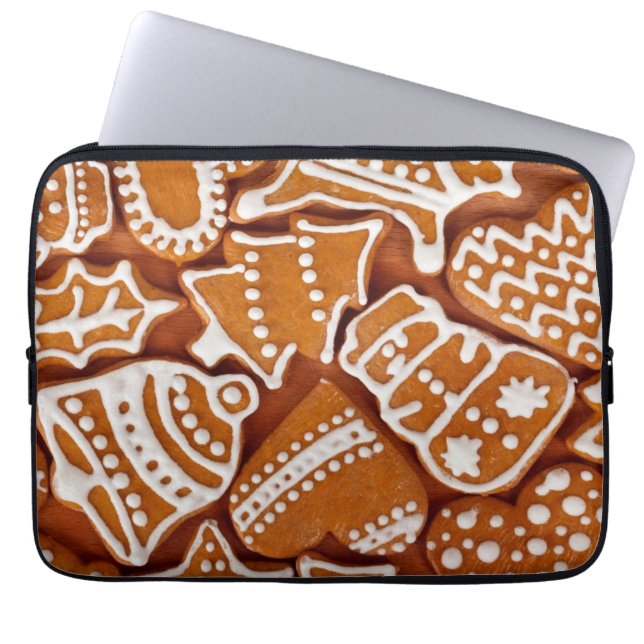 Julgingerbröd Biscuber Laptop Fodral (Framsidan)