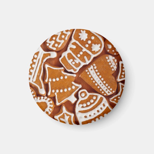 Julgingerbröd Biscuber Magnet (Framsidan)