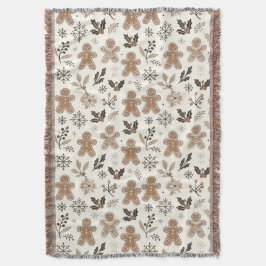 Julgingerbröd Cookies Filt