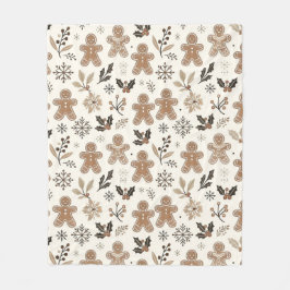 Julgingerbröd Cookies Fleecefilt