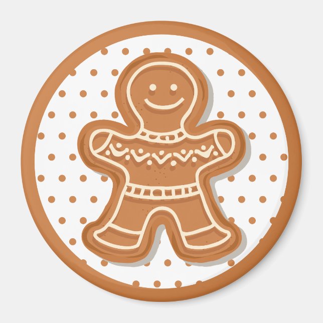 Julgingerbröd Cookies Magnet (Framsidan)
