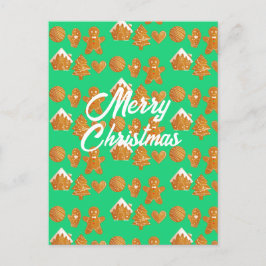 Julgingerbröd Cookies Vykort