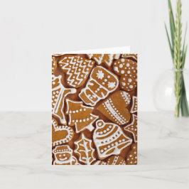 Julgingerbröd Helgdag Cookies Helgkort