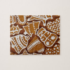 Julgingerbröd Helgdag Cookies Pussel