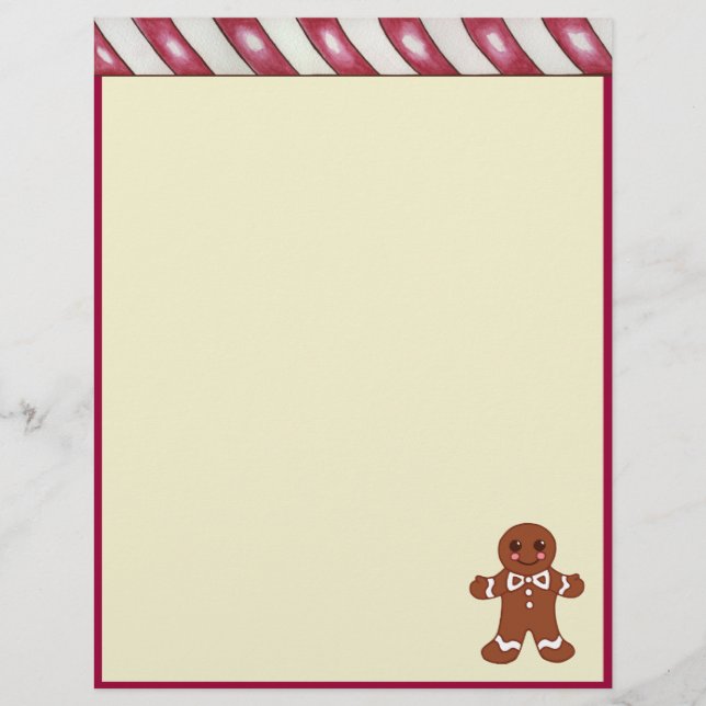 Julgingerbröd Letterhead (Framsida)