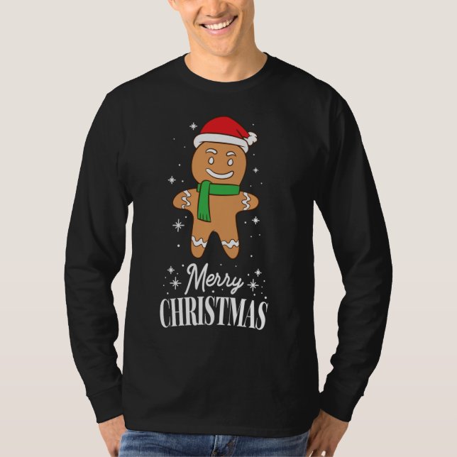 Julgingerbröd T Shirt (Framsida)