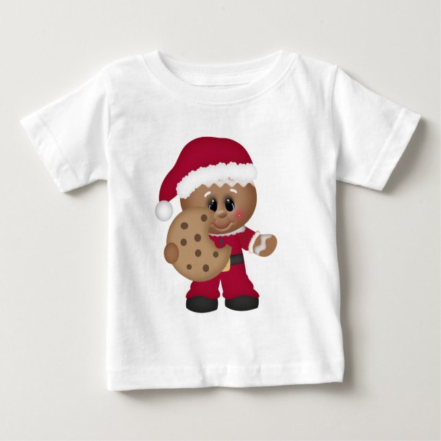 Julgingerbrödspojkar baby t-shirt (Framsida)