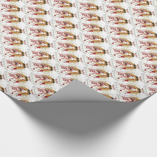 Julgipsens omfång/Änglar Presentpapper (Hörn)