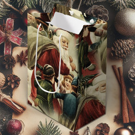 Julgipset med Vintage Jultomten