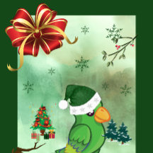 Julgipsetikett Märkre Decal Gingerbreadman