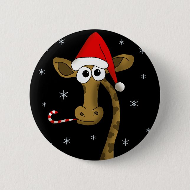 Julgiraffe Knapp (Framsida)