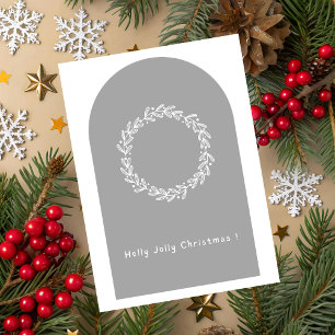 Julglad julhälsningskort kort